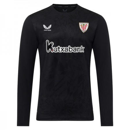 Fotbalové dresy Athletic Bilbao Brankářské 2025-26 Černá Dlouhý Rukáv